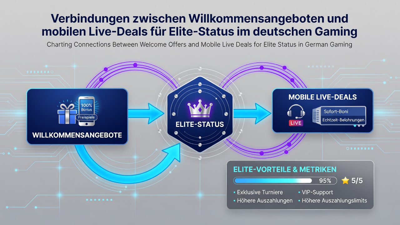 Mobile Nutzerwege von Boni zu VIP-Live-Bereichen