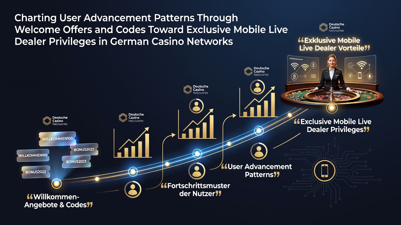 Diagramm zur Kartierung von Nutzerpfaden durch Bonusstrukturen zu VIP-Live-Dealer-Zugängen auf mobilen Plattformen
