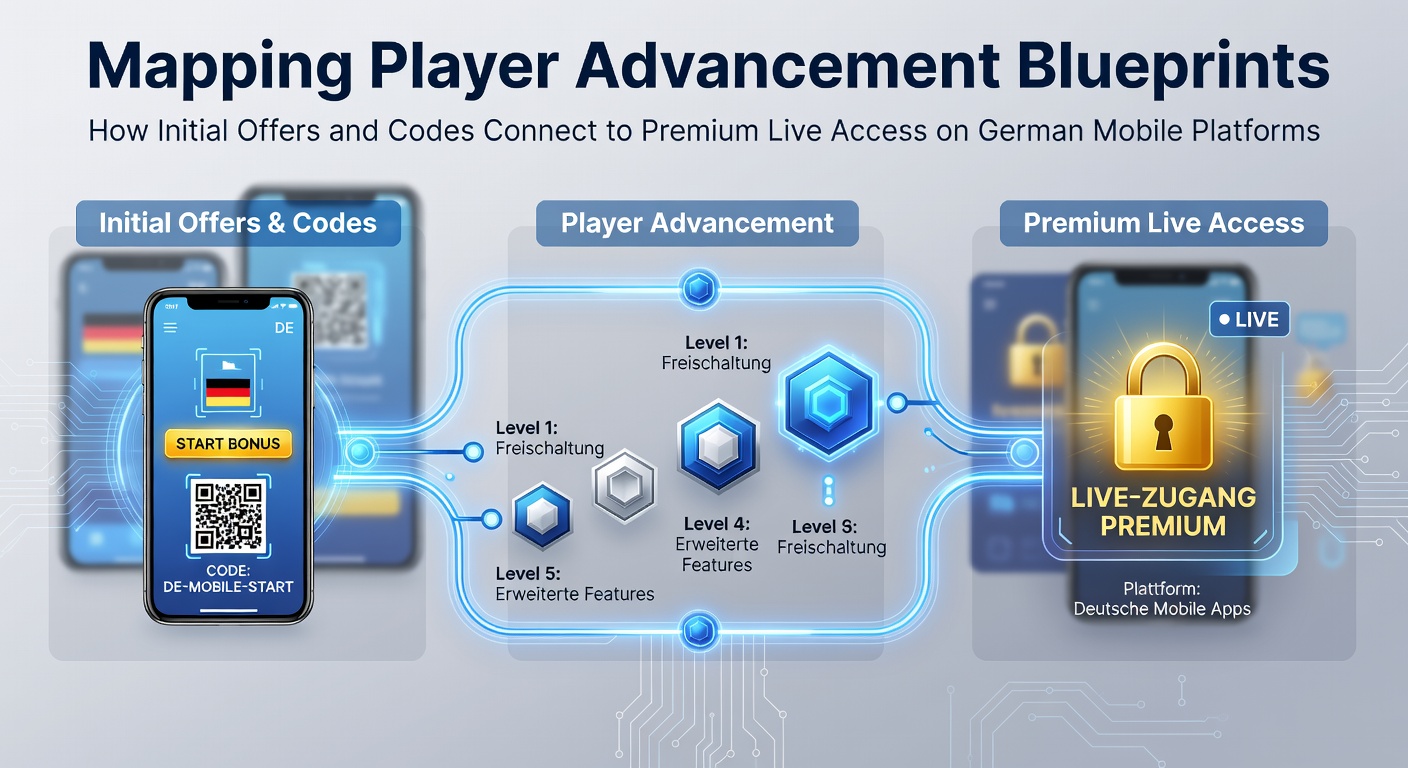 Visualisierung der Spielerfortschrittspläne von initialen Angeboten zu Live-VIP-Zugängen auf deutschen Mobilplattformen