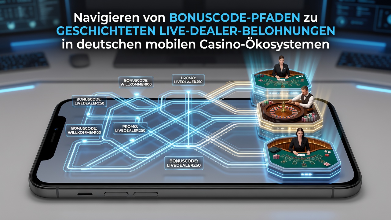 Übersicht über Bonuscode-Pfade zu Live-Dealer-Belohnungen auf mobilen Plattformen