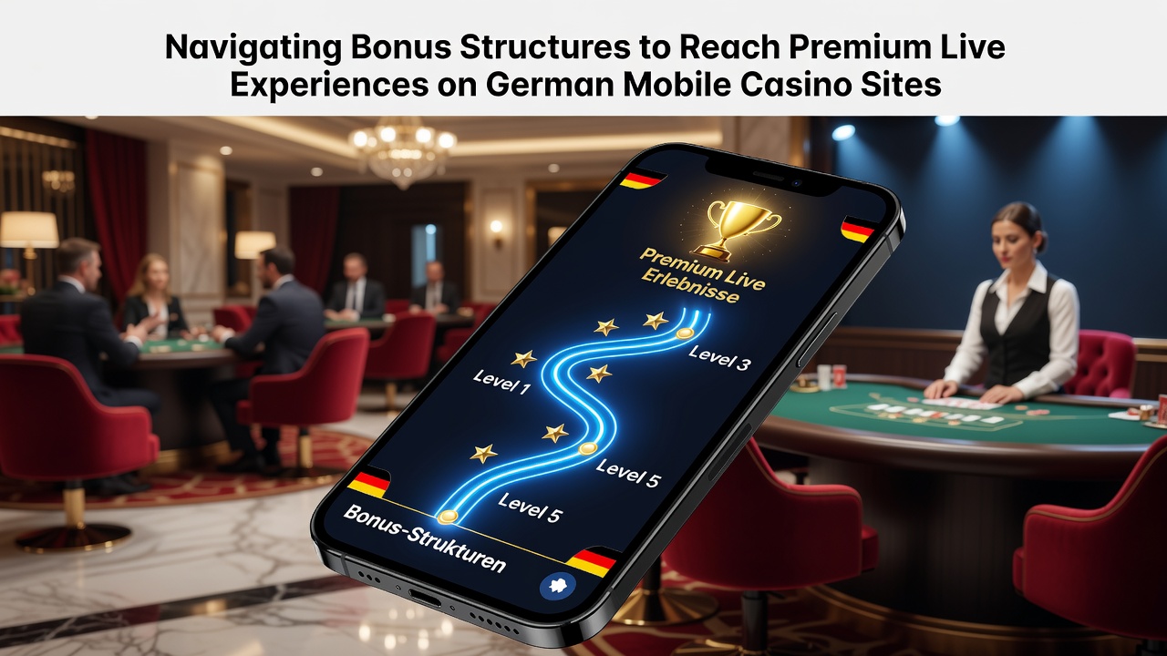Übersicht über Bonusnavigation auf mobilen Casino-Plattformen in Deutschland