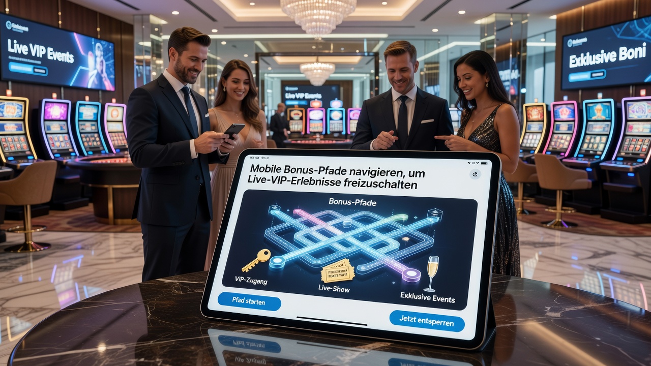 Live-VIP-Bereiche in deutschen mobilen Casinos mit Fokus auf Bonusfortschritt