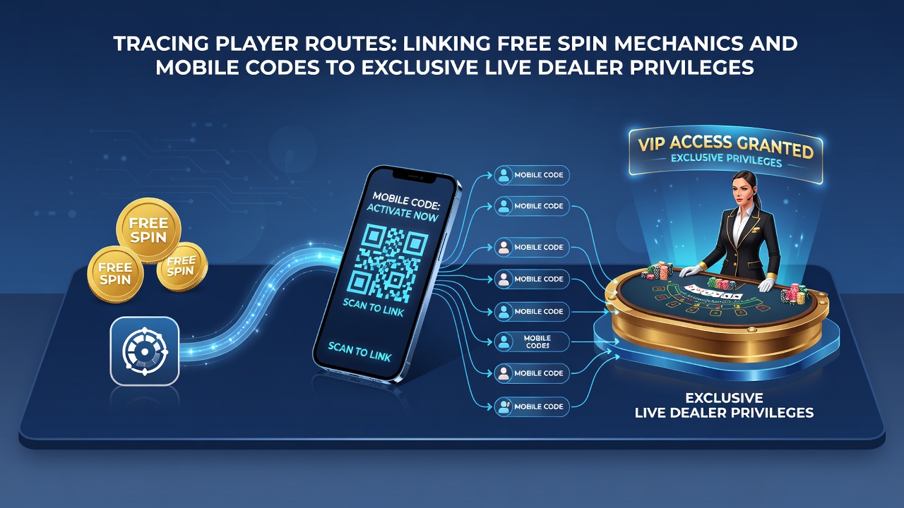 Darstellung von Verbindungen zwischen mobilen Bonus-Codes und Live-Dealer-Privilegien