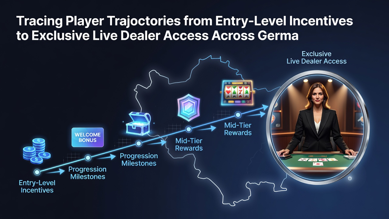 Darstellung der mobilen Fortschrittsverfolgung von Basisangeboten zu exklusiven Live-Dealer-Bereichen